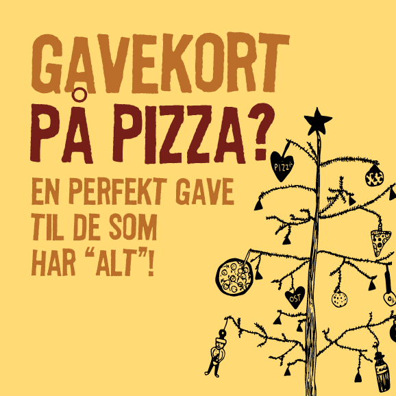 Gavekort på pizza? En perfekt gave til de som har 