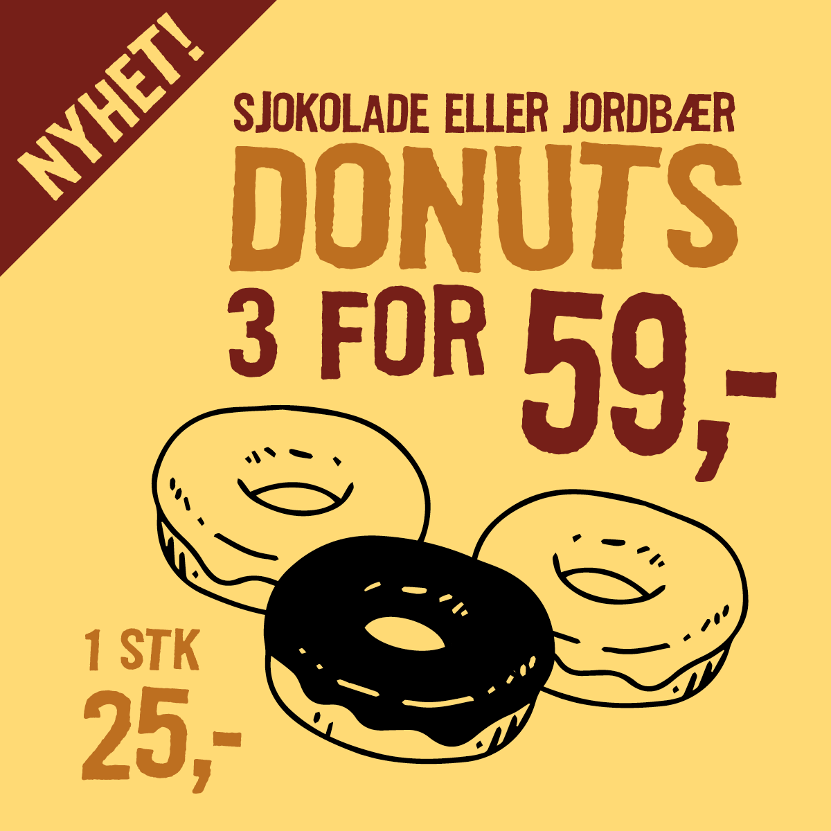 Donuts 3 for 59